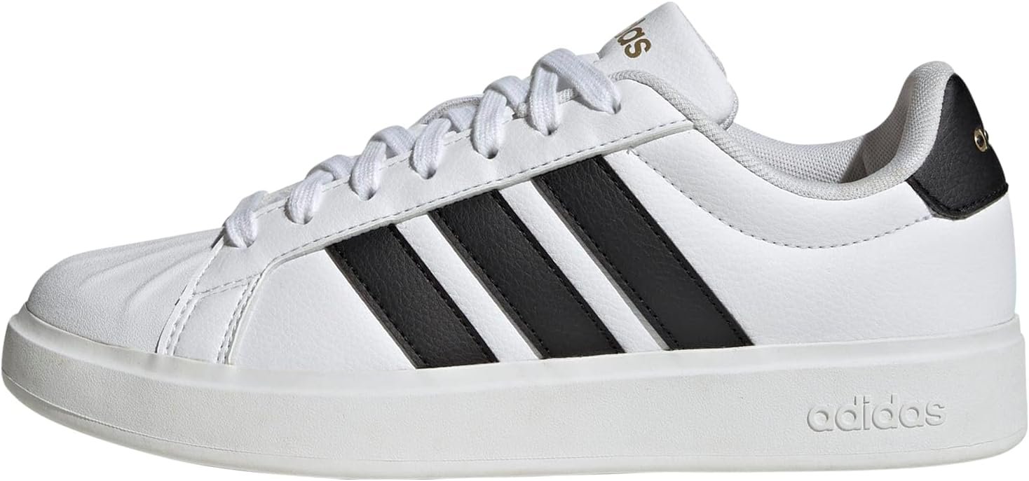 adidas Womens Streettalk Lace Up Sneakers Shoes Casual – Black
