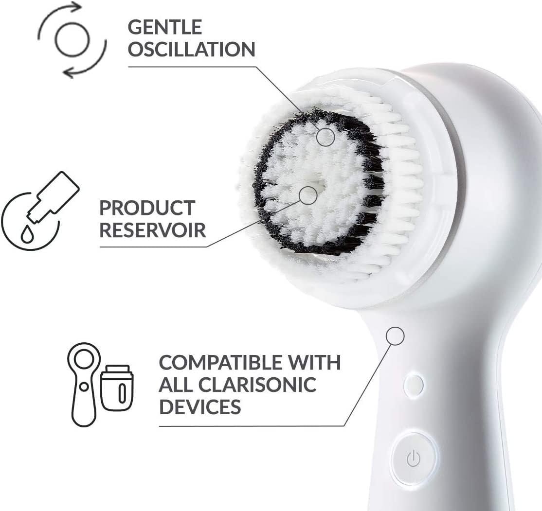 Mia 2 Sonic Facial Cleansing Brush – Electric Face Exfoliator for Deep Clean & Pore Cleansing, Waterproof & Rechargeable – Pink