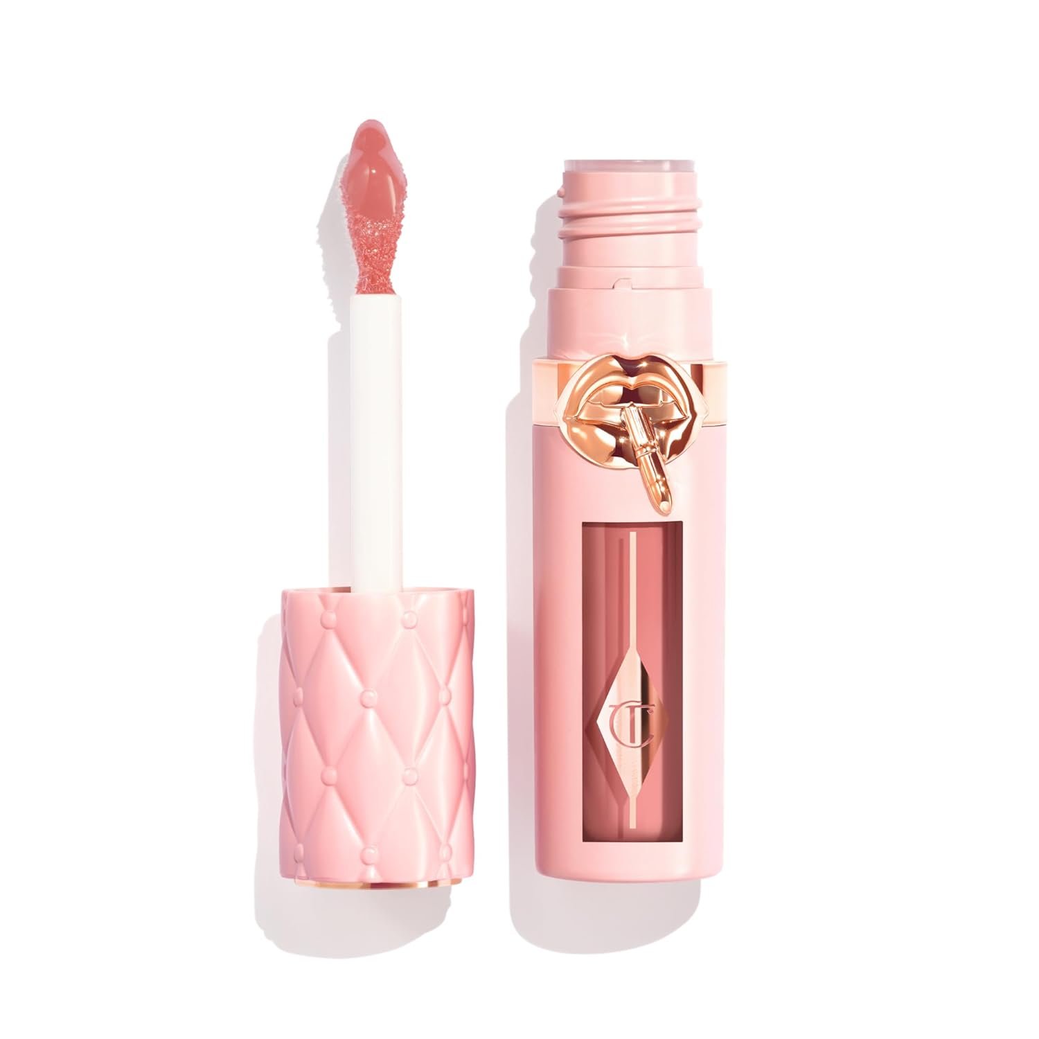 Charlotte Tilbury Big Lip Plumpgasm Lip Gloss – Gift Set Essential – Hydrating Plumper with Hyaluronic Acid & Heat + Ice Technology – Perfect for Pairing with Makeup Favorites