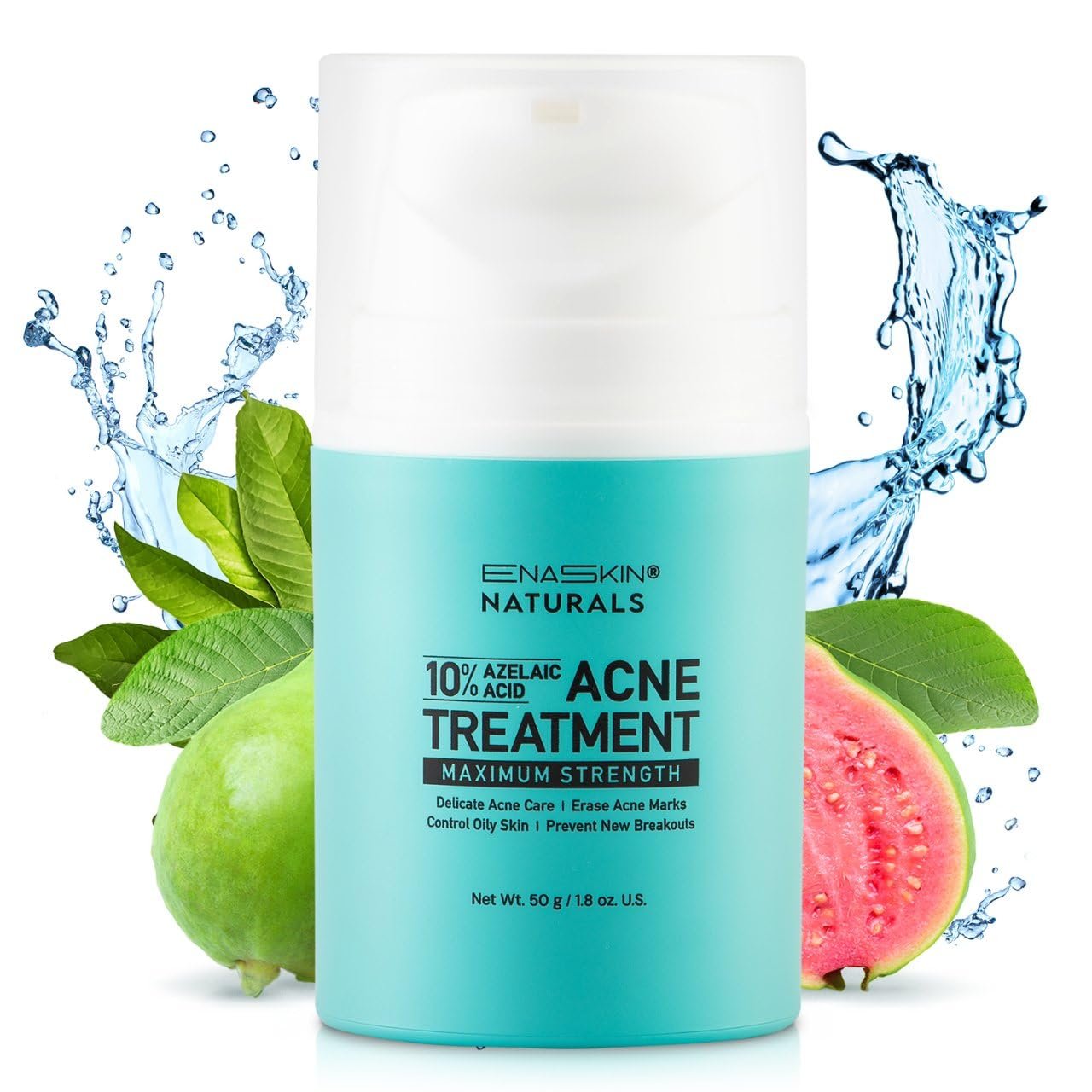 Salicylic Acid Acne Spot Treatment: Cystic Hormonal Pimple Cream for Stubborn Zits, Blemish Breakout & Post-Acne Scars – Face, Body & Back, Teens-Adults, 1.8 oz