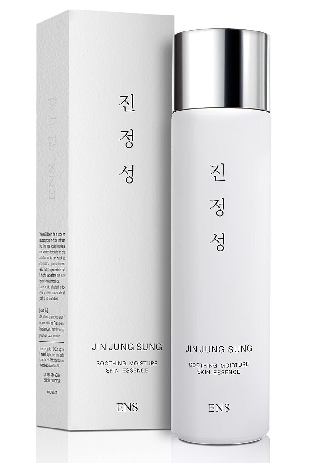 JIN JUNG SUNG Soothing Essence Serum 5 Oz – Non-Sticky Lightweight Hydrating Moisturizer for Oily, Dry & Sensitive Skin | 7 Hyaluronic Acids, Beta-Glucan, Niacinamide | Korean Skincare for Men & Women