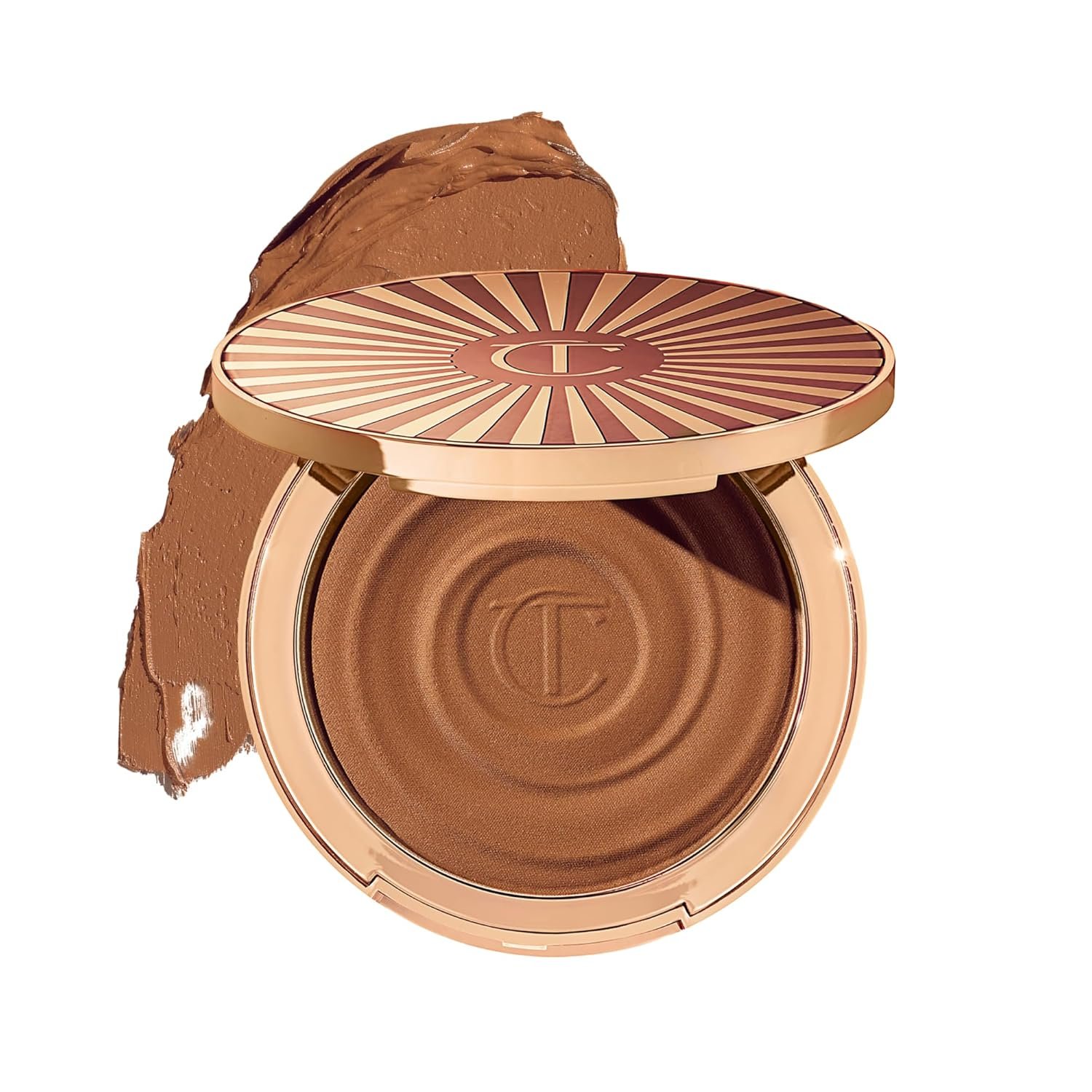 Charlotte Tilbury Beautiful Skin Face Makeup & Body Cream Bronzer – Hydrating Hyaluronic Acid & Pro Vitamin D3 to Blur for a Sun-Kissed Glow – Up to 16Hr Wear, Sweat & Humidity Proof