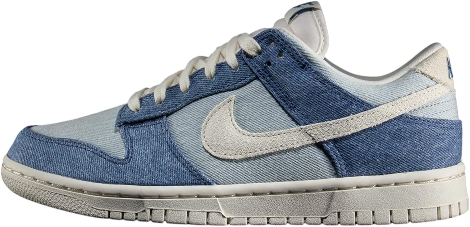Ivory Denim Nike Dunk Low for Women