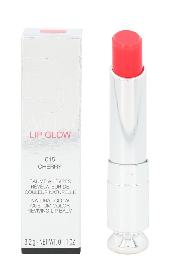 Christian Dior Addict Lip Glow – 015 Cherry by Christian Dior for Women – 0.11 oz Lip Balm