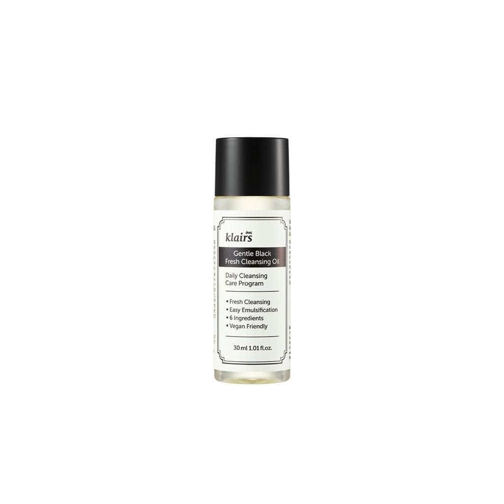 DearKlairs Cleansing Oil – 6 Plant Oils, No Parabens, Korean Makeup Remover for Sensitive Skin, Double Cleanse Step, Vegan Cruelty-Free, 1.01 Fl Oz