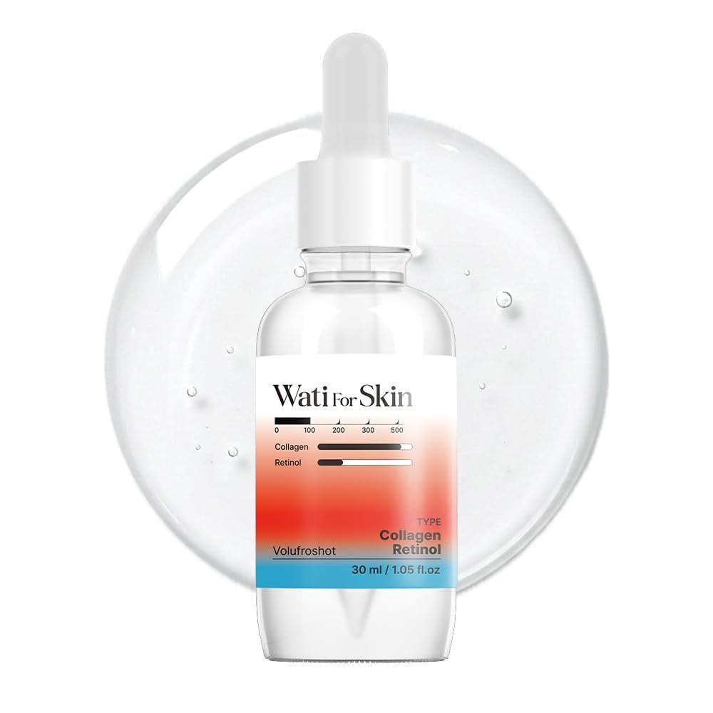Collagen Retinol Volufroshot Ampoule (1.01 fl.oz) – Facial Serum for Skin Elasticity and Texture – Hydrating Low-Irritation Formula with Volufiline – Dewy Finish – K-Beauty