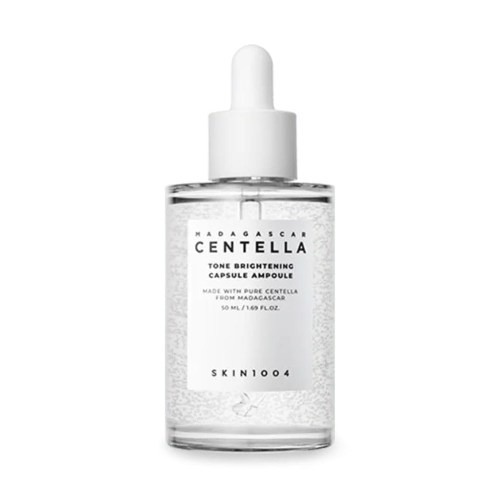 SKIN1004 Tone Balancing Capsule Ampoule, Niacinamide & Centella Serum for Face, Korean Hydrating Facial Serum to Help Balance Uneven Skin Tone with Tranexamic Acid, Korean Skincare, 1.69 fl oz / 50 ml