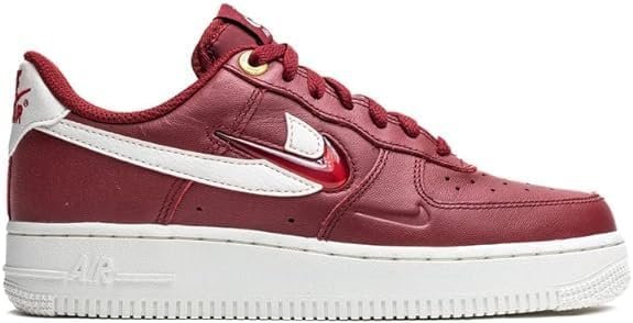 Nike Womens Air Force 1 Premium Shoes ‘Team Red/Sail’