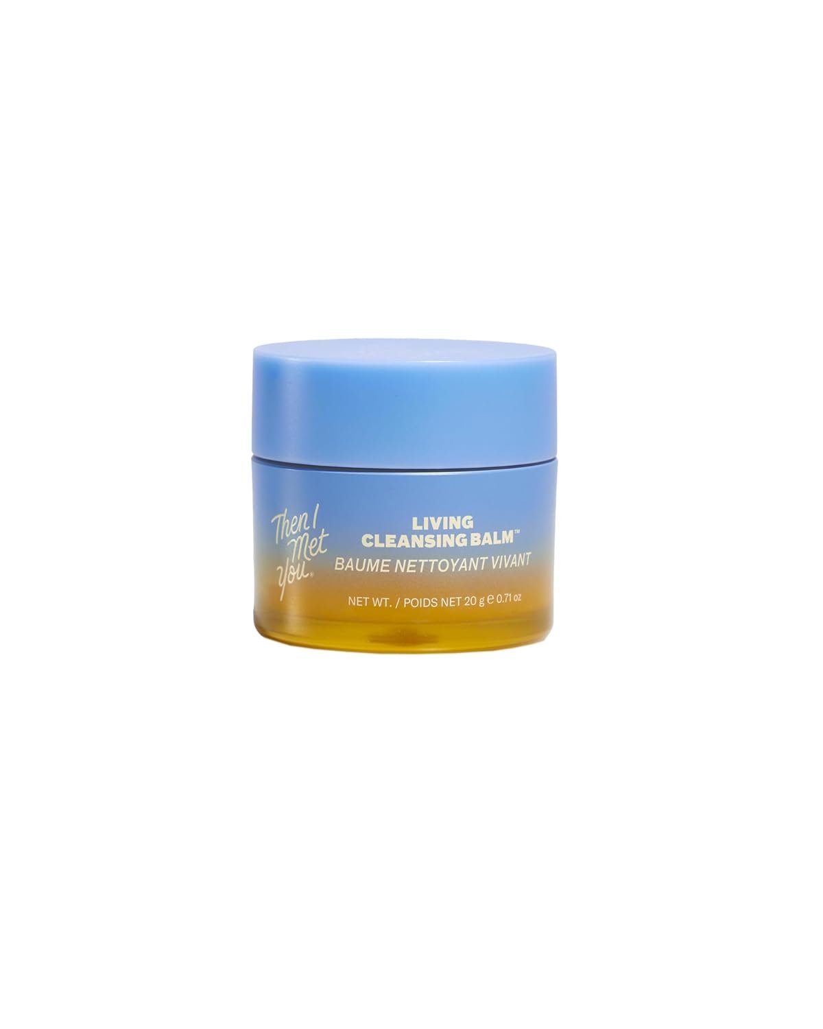 Then I Met You Living Cleansing Balm, Makeup Remover, Cleansing Oil, Face Cleanser, Melts Makeup & Sunscreen, Non-Stripping Zero Residue Oil Cleanser, First-Step Clean Vegan Korean Skincare