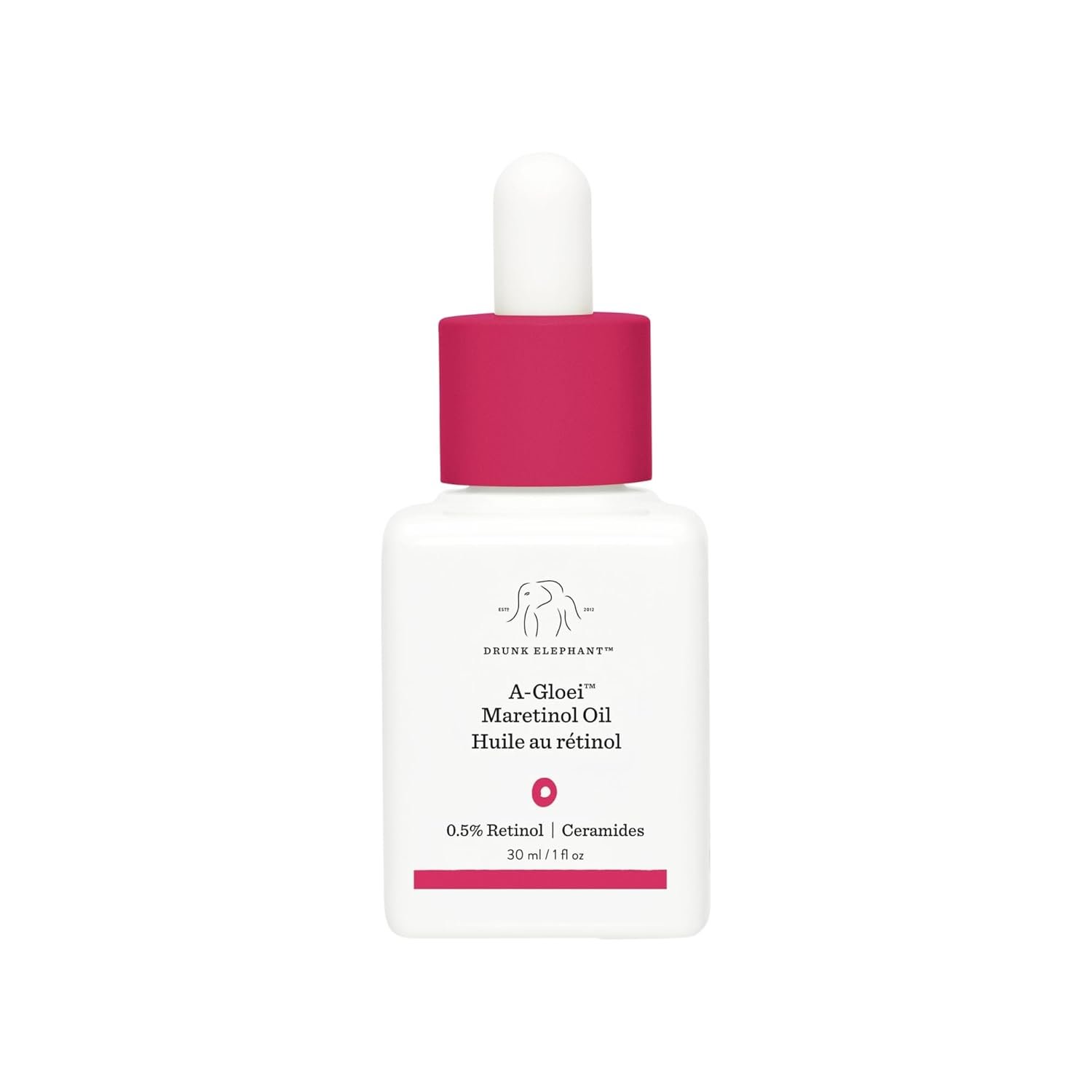 Drunk Elephant A-Gloei Maretinol Oil – 30 ml/1 fl oz – Gentle 0.5% Retinol Face Oil – Clean Clinical Skincare – Cruelty-Free – Free of Essential Oils, Silicones, and Fragrance