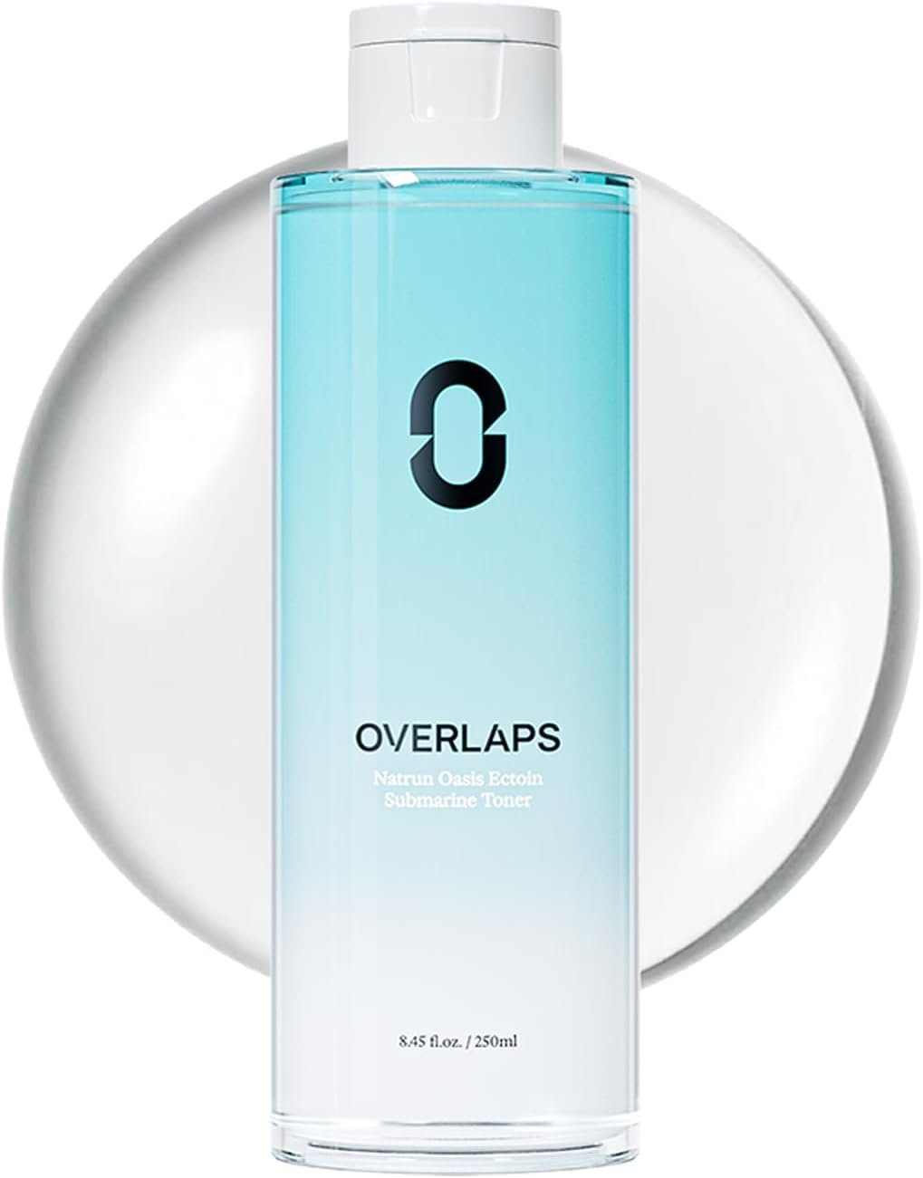 Overlaps 5000ppm Ectoin Calming Toner | Redness Relief & Barrier Repair for Sensitive & Blemish-Prone Skin | Glass Skin Hydration with Hyaluronic Acid & Panthenol | Korean Skincare, 8.45 fl. oz.