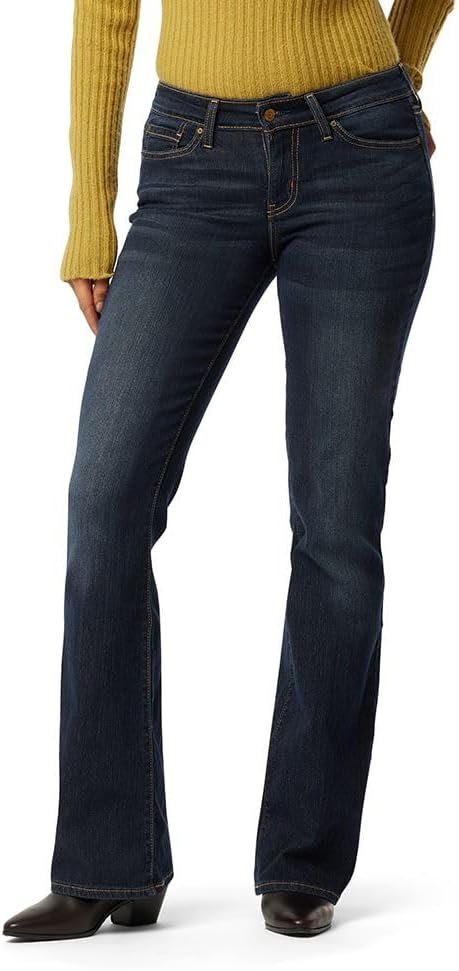 Levi Strauss Signature Gold Women’s Mid-Rise Bootcut Jeans Stretch Denim, (Also Available in Plus)