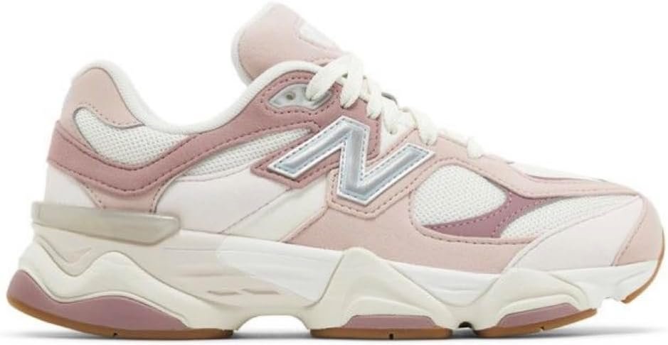 New Balance 9060 ‘Rose Pink’ (BSGVH6726, US Footwear Size System, Big Kid, Women, Numeric, Wide, 7)