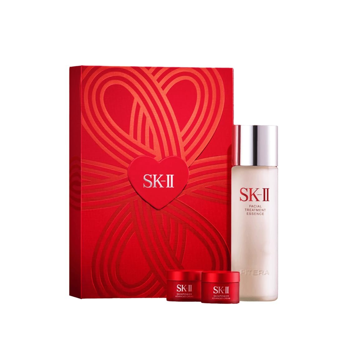 SK-II Timeless Beauty Set – Limited-Edition Anti-Aging Skin Care Set with Full-Size Facial Treatment Essence + 2 Travel-Size Advanced Creams – Mother’s Day Gifting + Travel Kit – Japanese Skincare