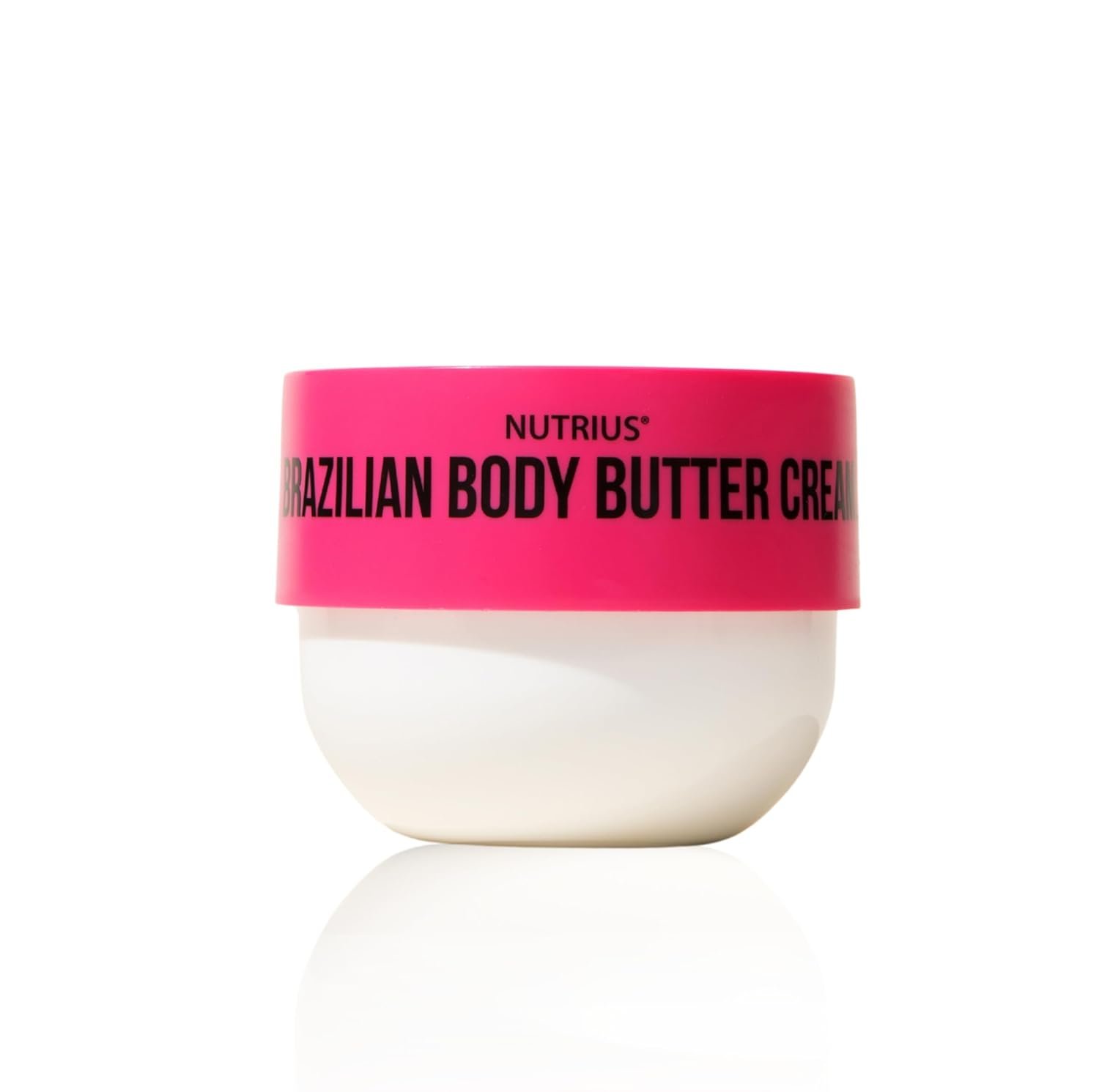 Nutrius Brazilian Body Butter Cream, Berry Bliss Hydrating Body Butter for Dry Skin with Shea Butter and Plant Squalane, Deep Moisturizing Body Cream for Soft Smooth Skin, 6.76 oz