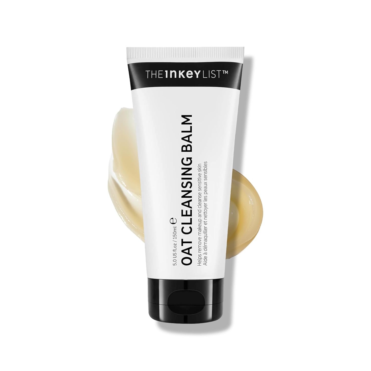The INKEY List Oat Cleansing Balm 5 Fl Oz/150ml, Dissolves Makeup, Nourishing Skincare, Gentle Cleanser, Vegan Friendly, Suitable For All Skin Types