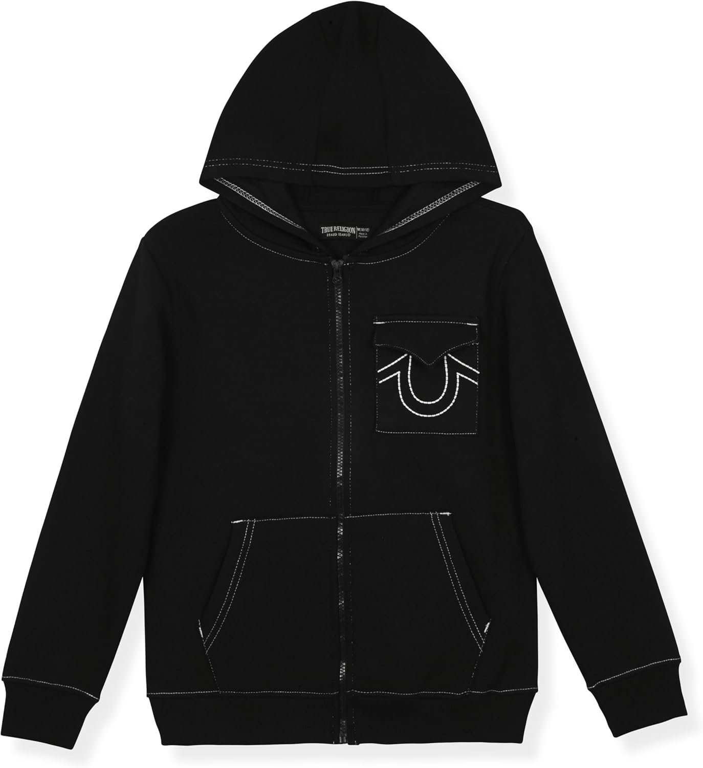 True Religion Boys Fleece Hoodies – Premium Zip Front & Pullover Sweatshirts, Stylish Design & Comfort