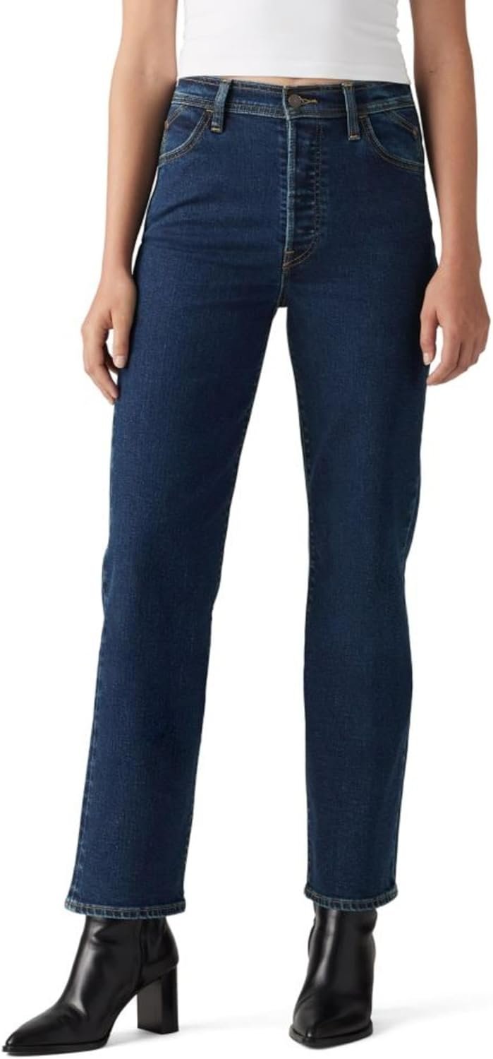 Levi’s Women’s Riveted Ribcage Straight Ankle Jeans
