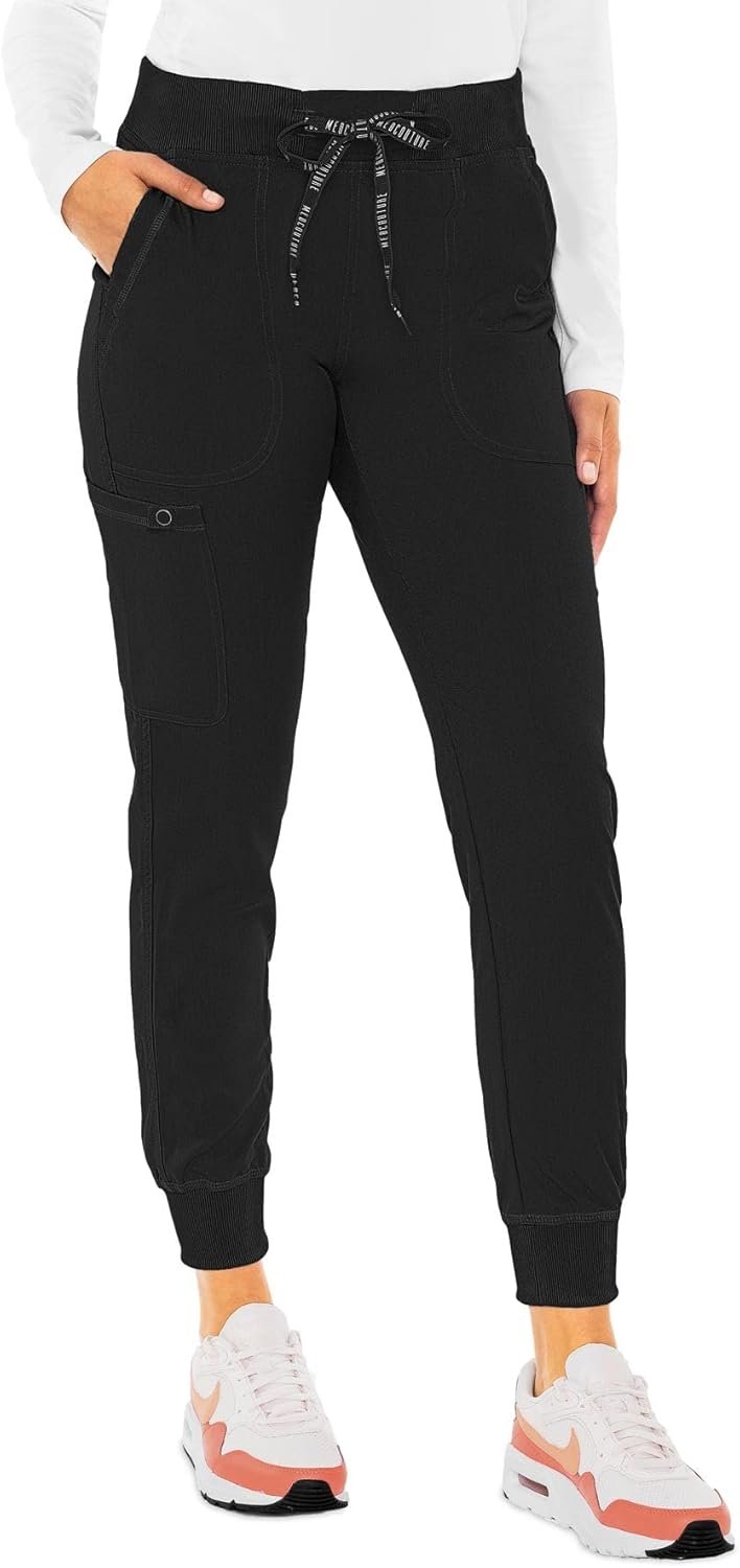 Med Couture Scrub Pants For Women Cargo Jogger Bottoms with 5 Pockets, Lightweight, Ultra Soft, 2-Way Stretch Fabric – MC7710