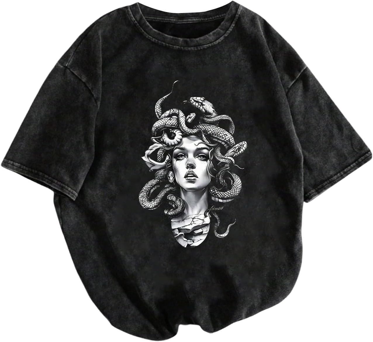 SOLY HUX Women’s Graphic Grunge Vintage T Shirts Short Sleeve Summer Cool Tops Hip Hop Outfit Streetwear