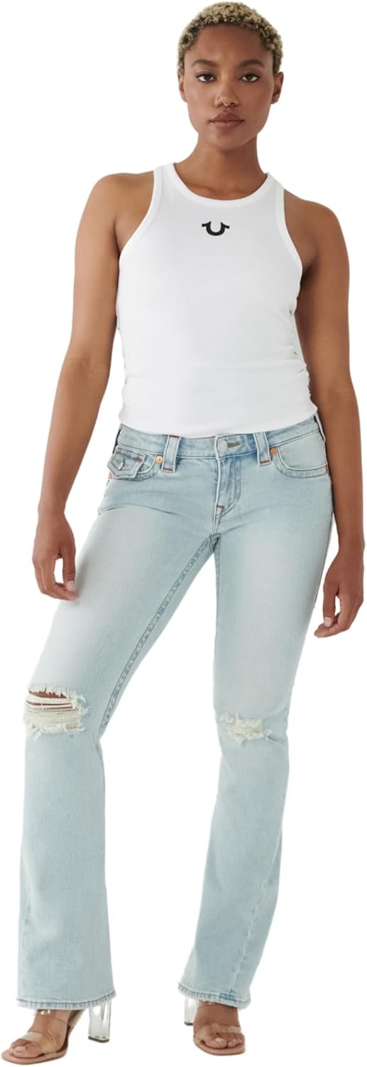 True Religion Women’s Joey Lr Flare Ombre Zig Zag