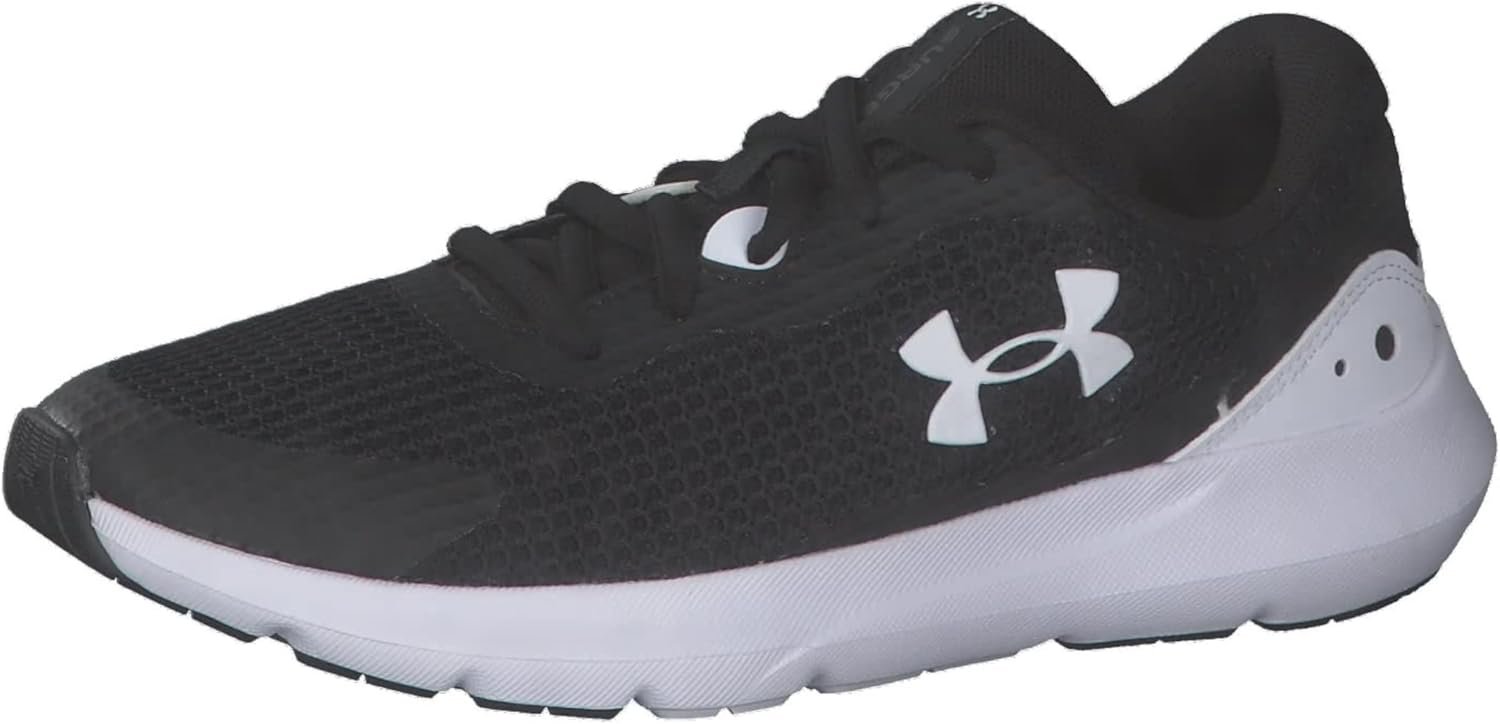 Under Armour Surge 3 Sneakers for Women – Breathable Mesh Upper and Lace up Closure, Sturdy and Durable Shoes
