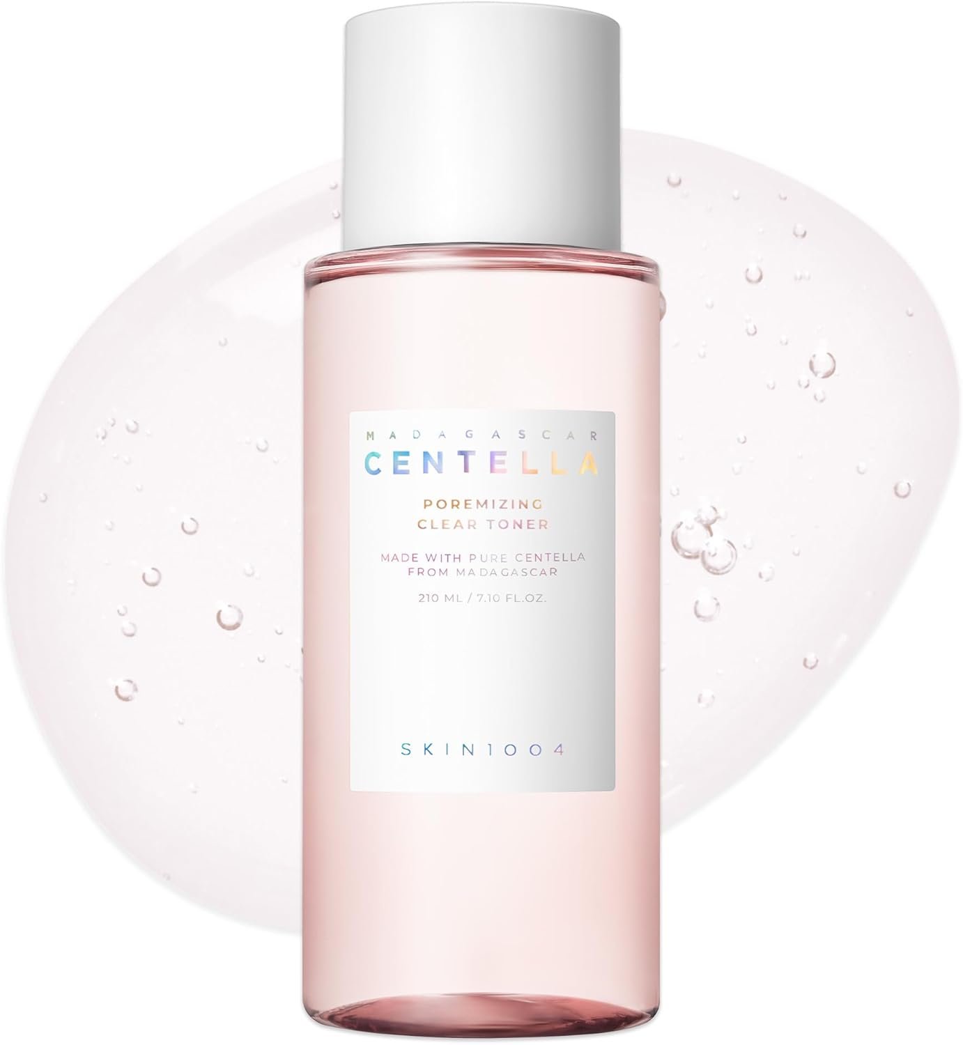 SKIN1004 Poremizing Clear Toner 7.10 fl.oz, 210ml, Korean Face Toner with Himalayan Pink Salt & Madagascar Centella, Facial Toner for Pore Care & Oil Balance, Hydrating Essence, Korean Skin Care