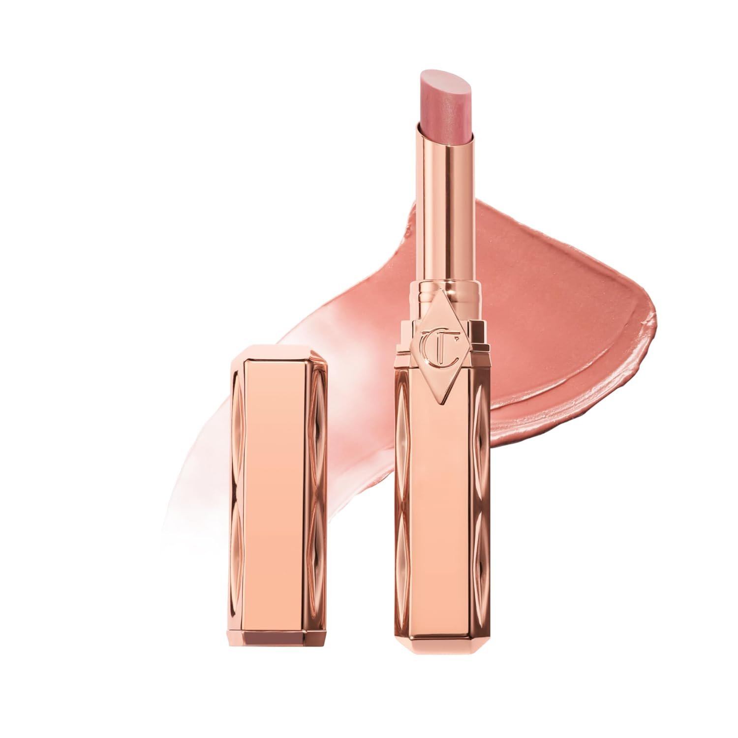 Charlotte Tilbury Pillow Talk Blush Balm Lip Tint – Long-Lasting Sheer Lipstick & Balm & Tint For Hydrated, Plumper Looking Lips