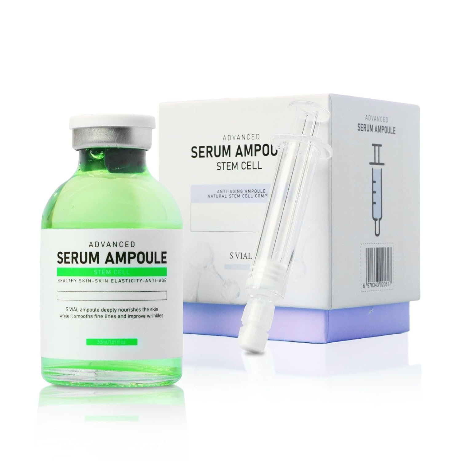 Korean Skincare Microneedling Serum Ampoule 1.18 fl oz – Smooth Glide Face Serum for Micro Needling Pen, Lightweight Hydrating K-Beauty Skin Prep Formula