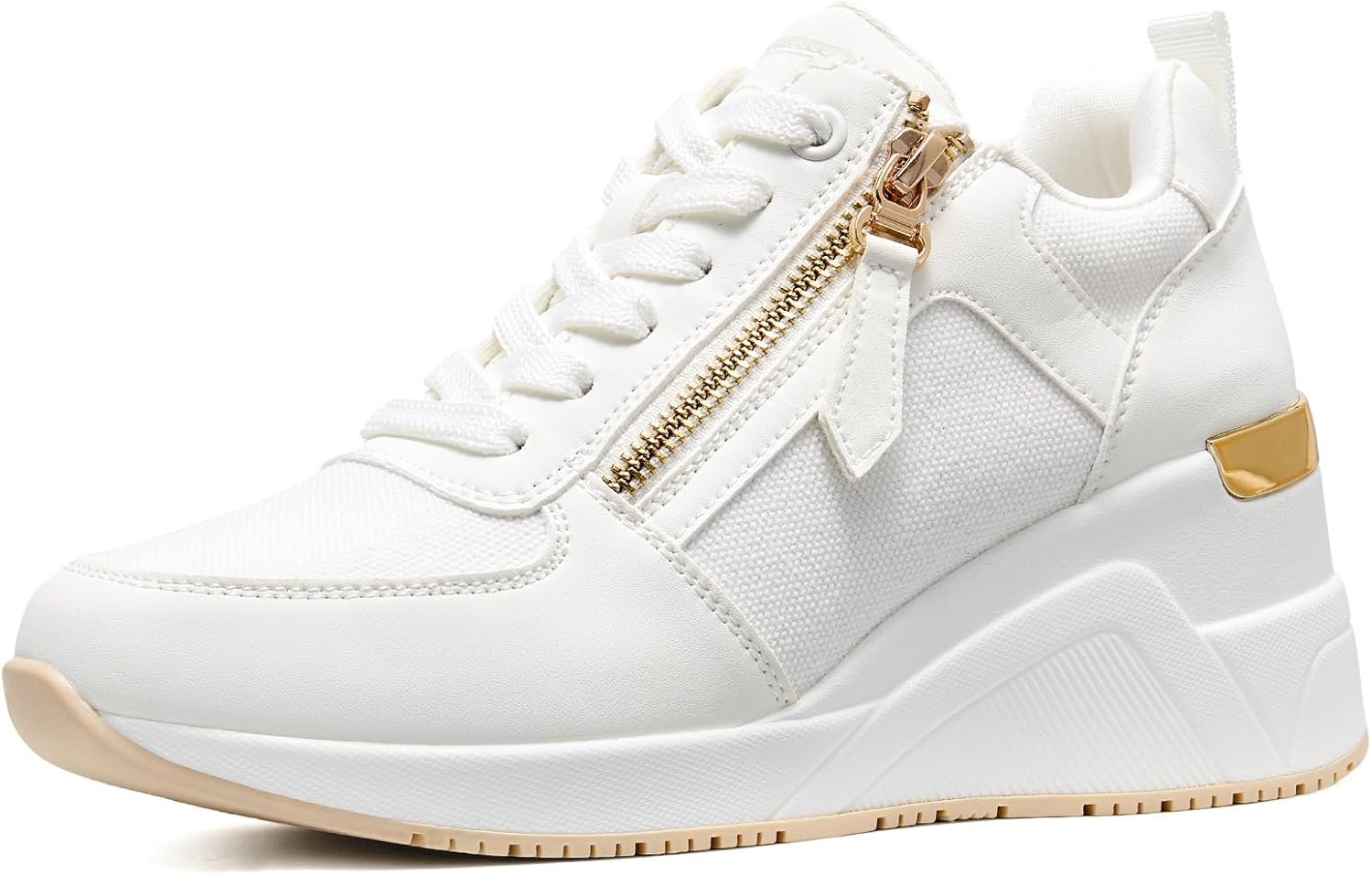 Viscozzy High Heel Wedge Sneakers for Women