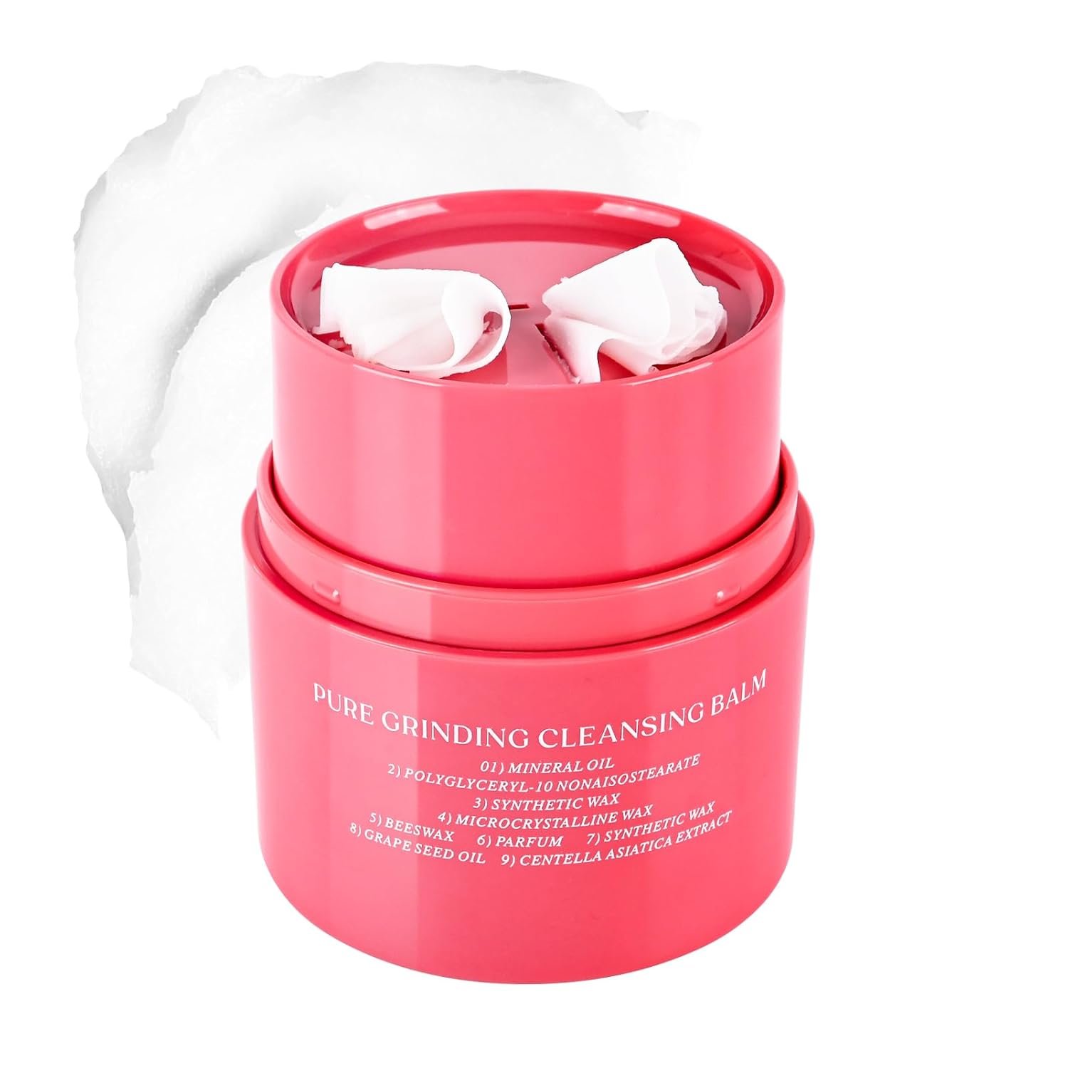 KYDA Pure Plants Grinding Cleansing Balm, One Step Makeup Cleansing Oil with Centella, Non-Greasy Sorbet Texture, Nourishing Make Up Remover Balm, Vegan Skin Care for All Skin Types, 1.69 Fl Oz