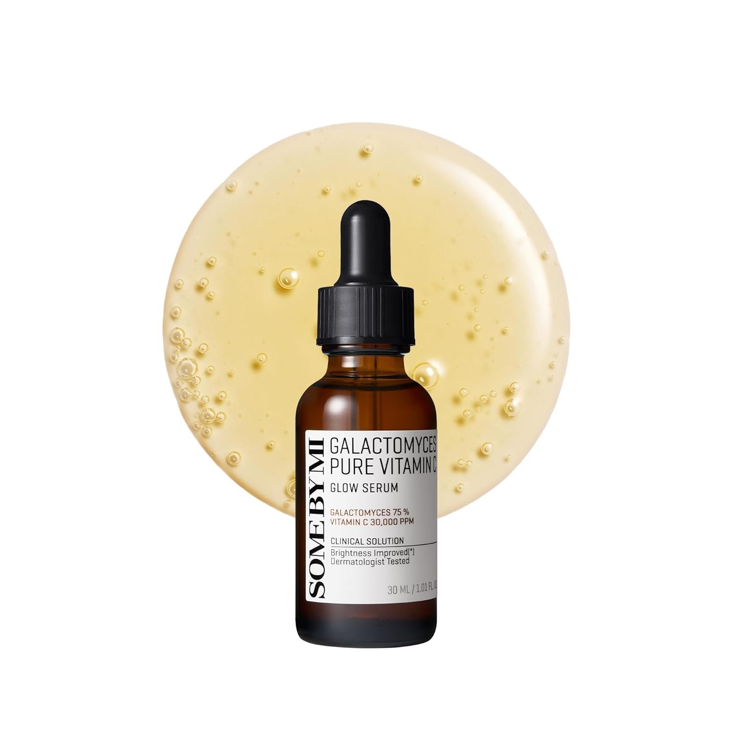 SOME BY MI Galactomyces Pure Vitamin C Glow Serum – 1.01Oz, 30ml – Korean Vitamin C Face Serum for Glow Glass Skin – Dark Spot Correcting Ampule with Brightening and Elasticity Care – Korean Skin Care