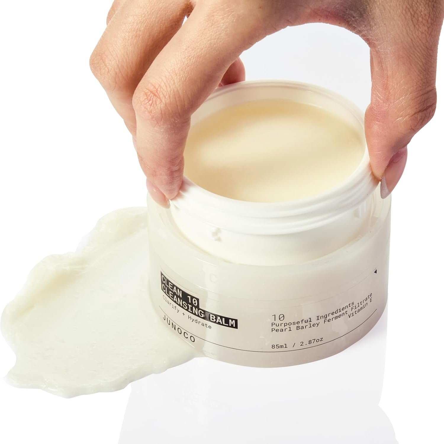 JUNO & Co. JADE Clean10 Cleansing Balm – Effortlessly Removes Makeup & SPF – 2.87oz Makeup Remover Balm Refill