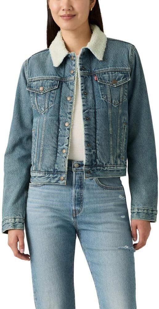 Levi’s Women’s Original Sherpa Trucker Jackets (Standard and Plus)