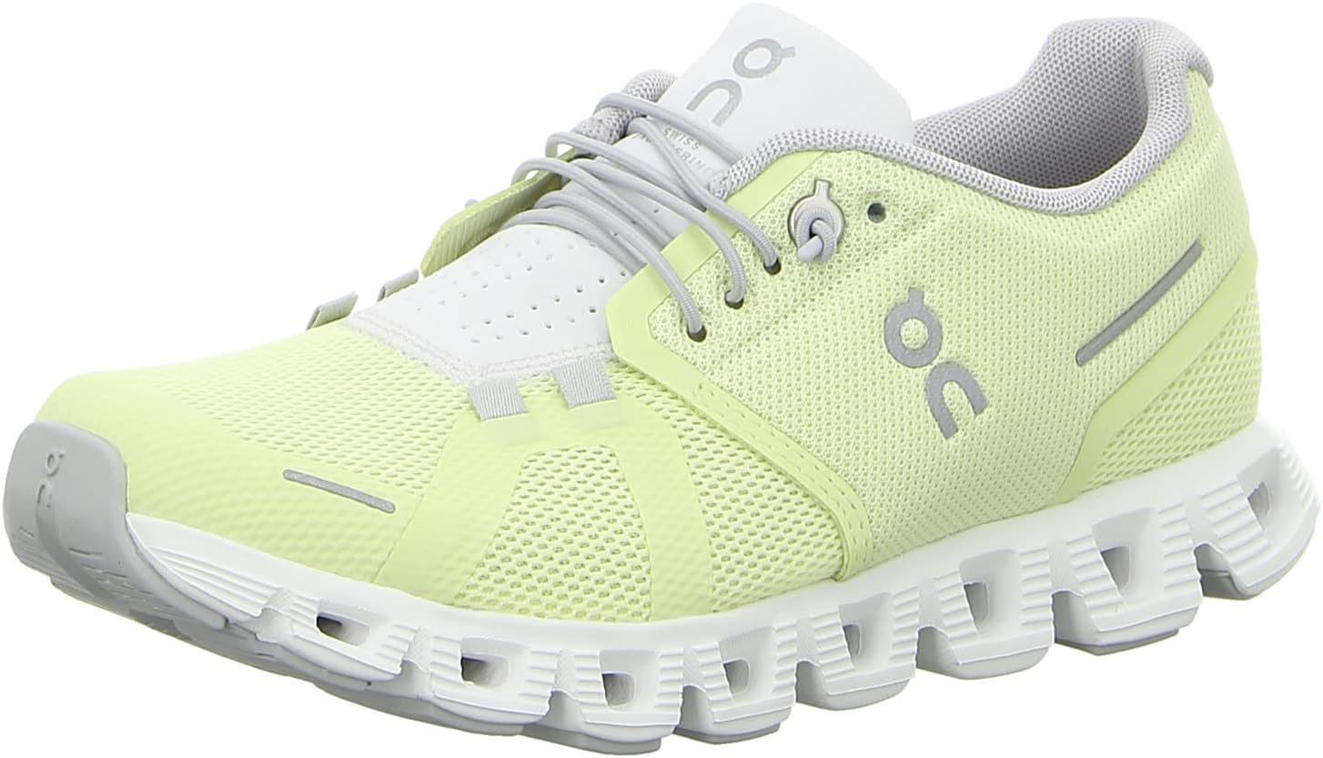 ON Running Cloud 5 Women’s Running Shoes Sneakers (Hay – Frost, us_Footwear_Size_System, Adult, Women, Numeric, Medium) (US Footwear Size System, Adult, Women, Numeric, Medium, 10)