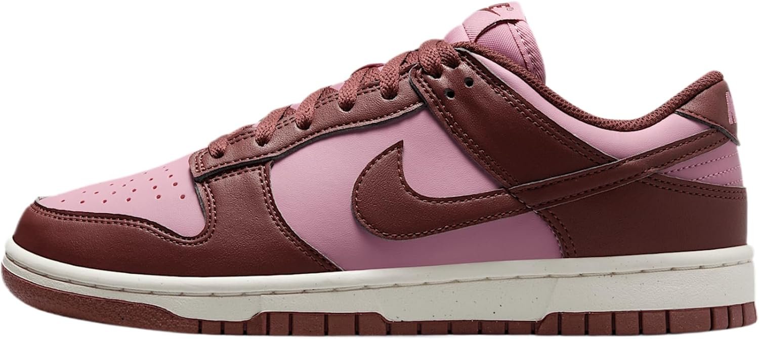 Nike Dunk Low Next Nature Women’s Shoes (DD1873-114, White/Dark Pony/Sail/Elemental Pink) Size 7.5