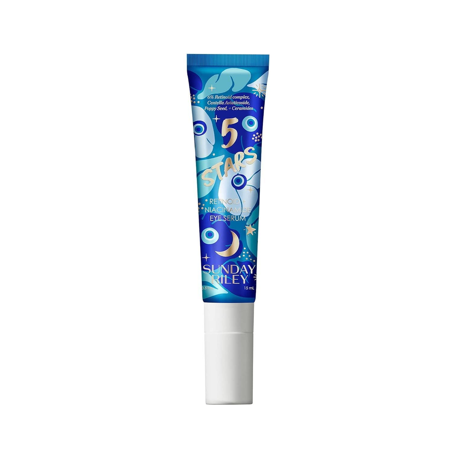 Sunday Riley 5 Stars Retinol + Niacinamide Anti Aging Eye Serum Dark Circles and Wrinkle Eye Cream