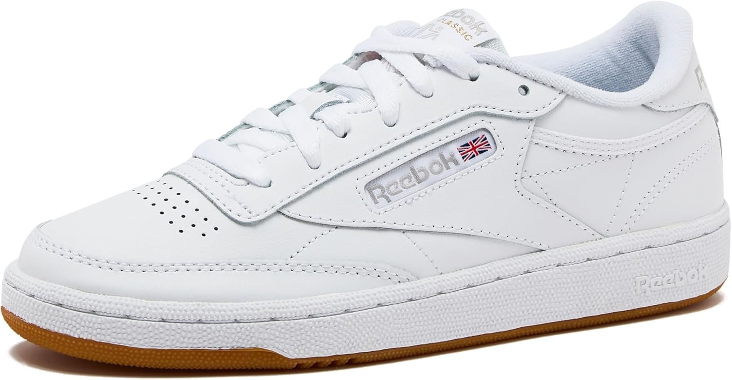 Reebok Club C 85 Tennis Shoes for Women – Black or White Womens Sneakers