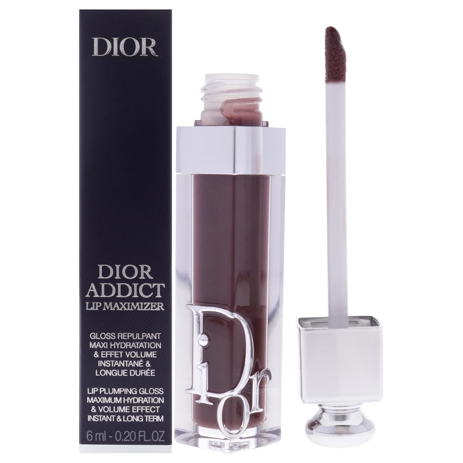 Dior Addict Lip Maximizer – 020 Mahogany by Christian Dior for Women – 0.2 oz Lip Gloss | 020 Mahogany, 0.2 oz, Lip Gloss