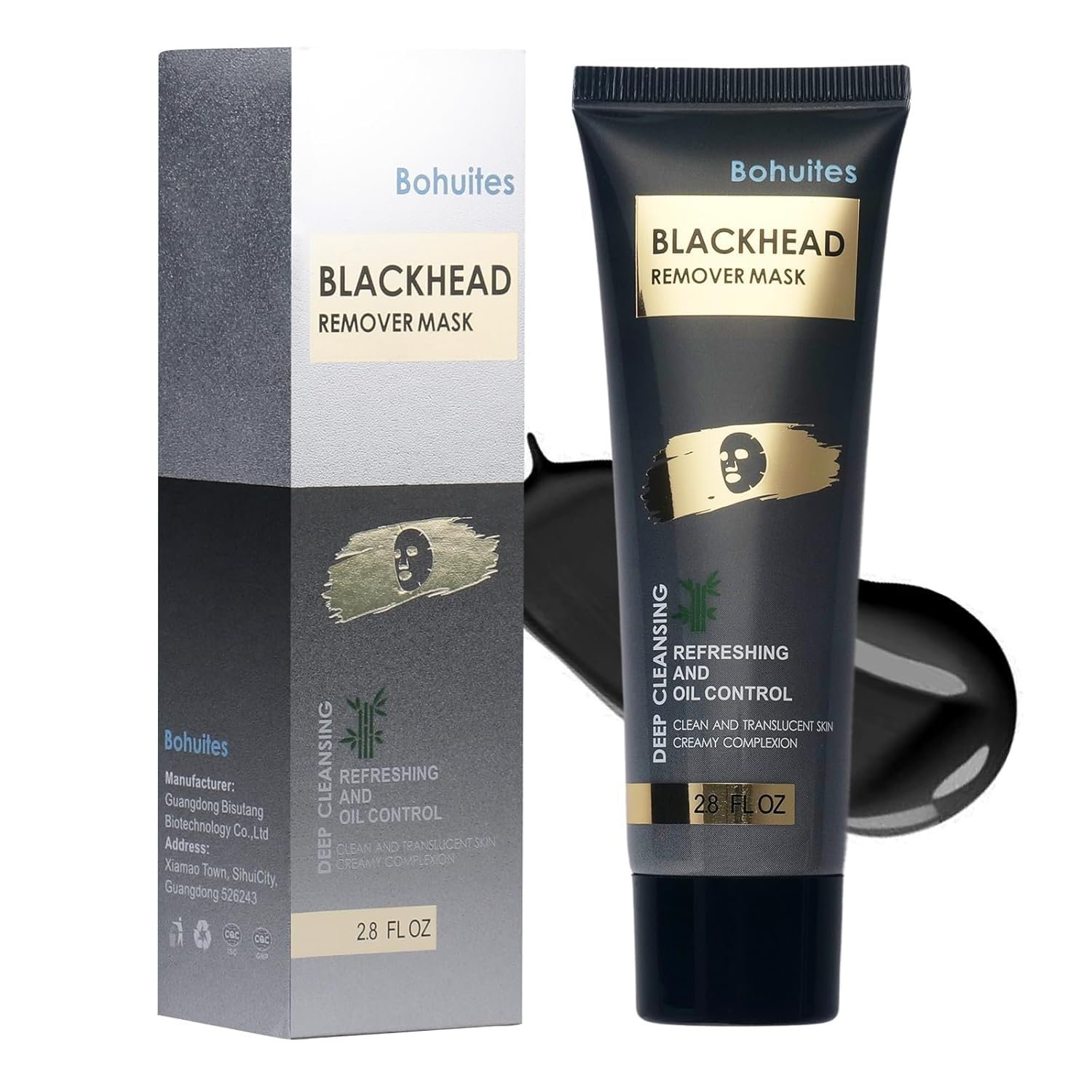 Blackhead Remover Mask – Black Head Remover for Face & Nose, Deep Pore Cleansing, Reduces Blackheads & Excess Oil, Refines Pores for All Skin Types(2.8 Ounce (Pack of 1), Aloe Vera)