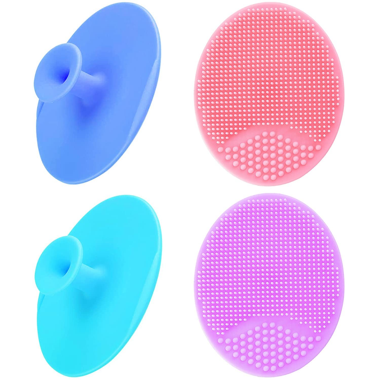 Silicone Facial Cleansing Brush – Face Scrubber & Exfoliator for Deep Cleaning, Blackhead & Acne Pore Care