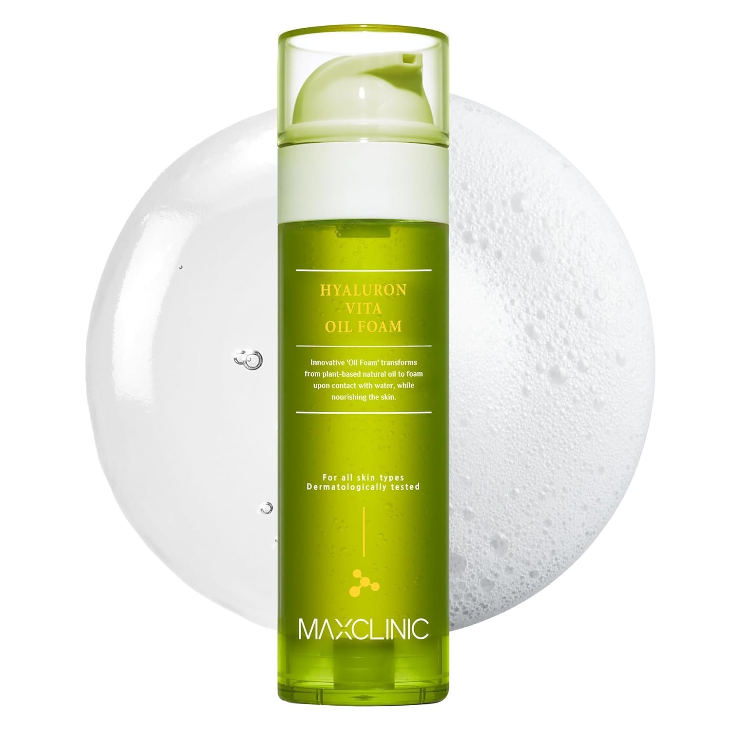 [K-Beauty] Hyaluron Vita Oil to Foam – All-in-One Korean Face Wash OilBased Foaming Facial Cleanser – Pore Minimizing & Blackhead Remover – Makeup Deep Cleansing Oil for Dry Skin (3.88 fl oz)