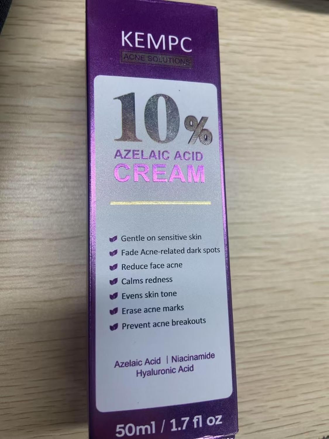 10% Azelaic Acid Acne Treatment for Face – Hormonal/Cystic Acne Spot Treatment Cream | Redness Reducing Acne Moisturizer for Rosacea & Sensitive, Acne-Prone Skin | Teens & Adults, 1.7 oz