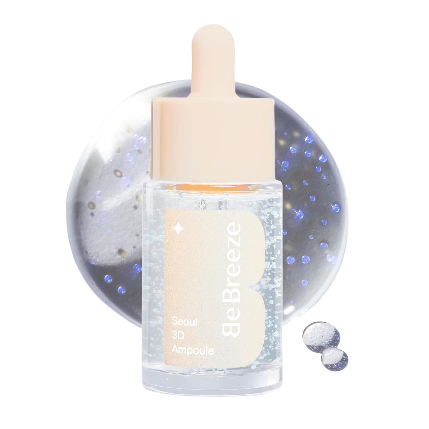 Seoul 3D Ampoule – Korean Glow Serum with Ginseng PDRN, Exosome, 3D Liquid Crystal Capsules, Niacinamide & Sodium Hyaluronate – Hydrating Vegan K-Beauty Facial Ampoule, 1.01 fl oz