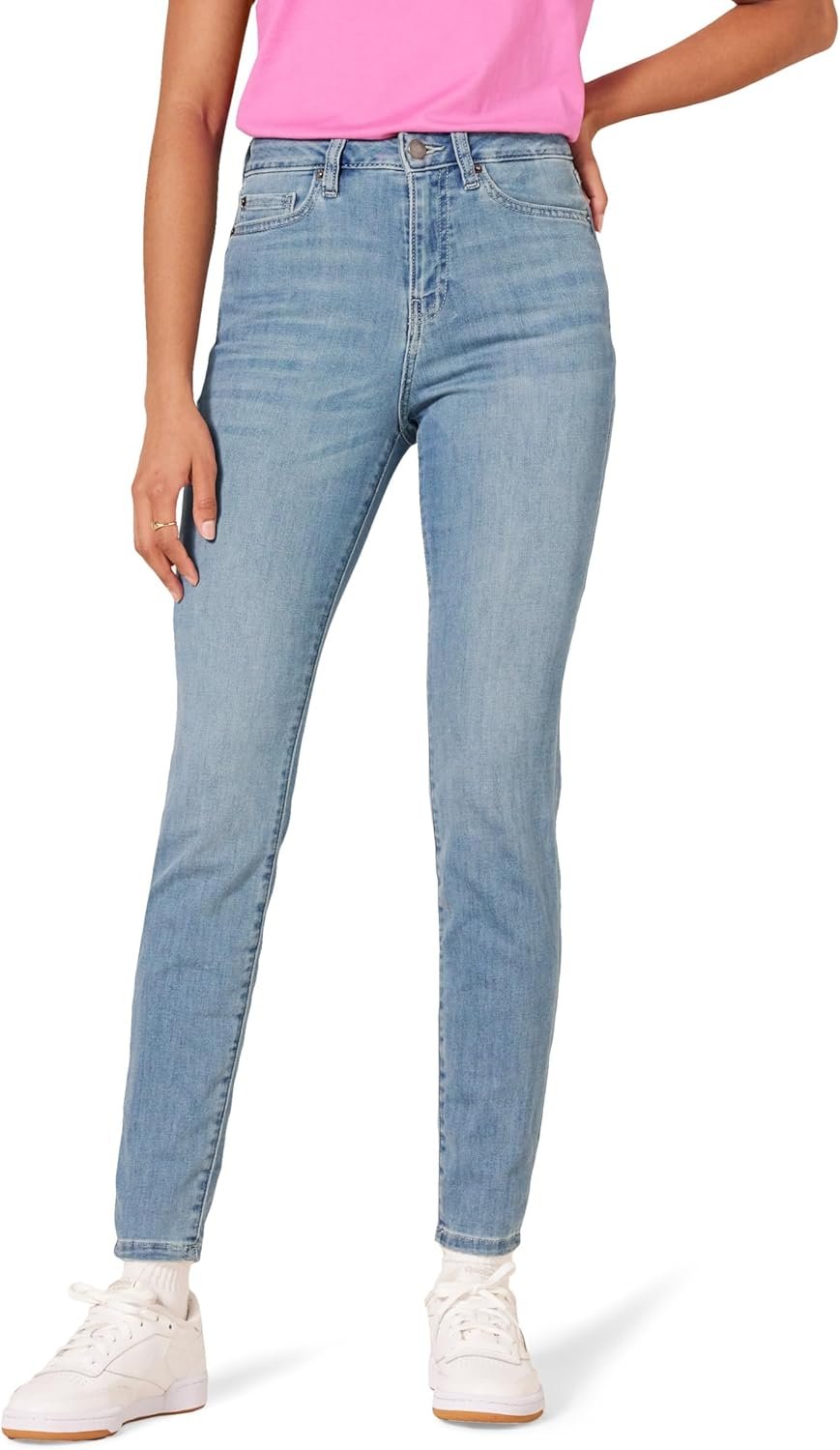 Amazon Essentials Women’s Pull-On Mid Rise Stretchy Knit Jegging (Available in Plus Size)