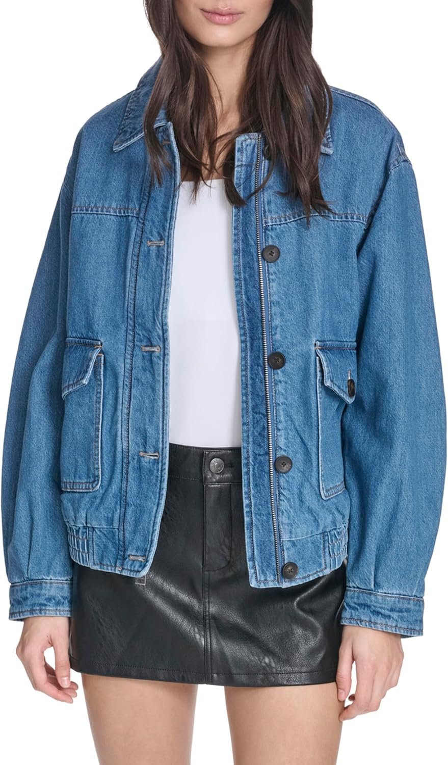 Levi’s womens Relaxed Fit Cotton Bomber Jacket