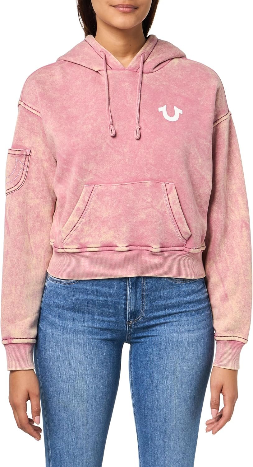 True Religion Washed Women Old Multi SRS Hoodie